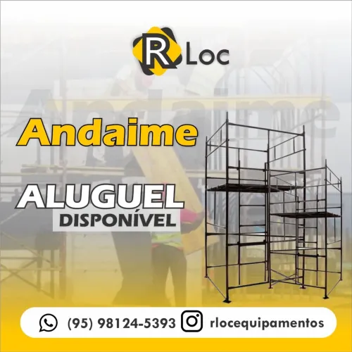 Andaime para Aluguel - RLoc Equipamentos
