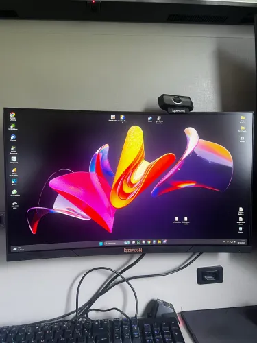 Monitor Gamer Redragon Mirror Curvo 144hz 1ms 24 polegadas
