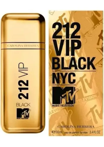Perfume 212 Vip Black MTV 100ml