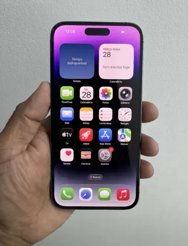 14 pro Max 128 gb ROXO SEMI NOVO IMPECÁVEL