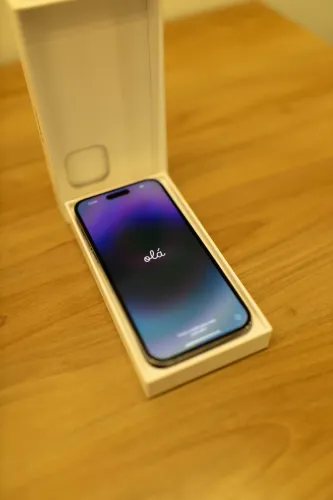 IPHONE 14 PRO MAX ROXO PROFUNDO MUITO NOVO!