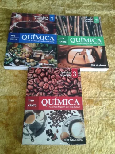 COLEÇÃO DE QUÍMICA TITO CANTO  ( VOLUMES 1 2 3 ) 