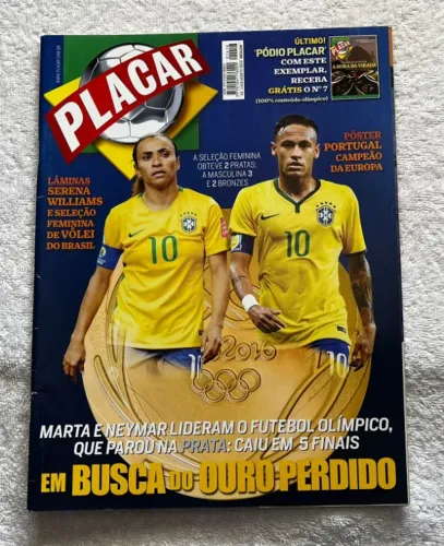 Revista Placar Edição 1418 - Agosto 2016