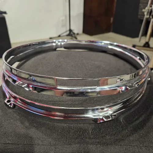 Par de aros de bateria caixa 12" 6 afinações 1.6mm