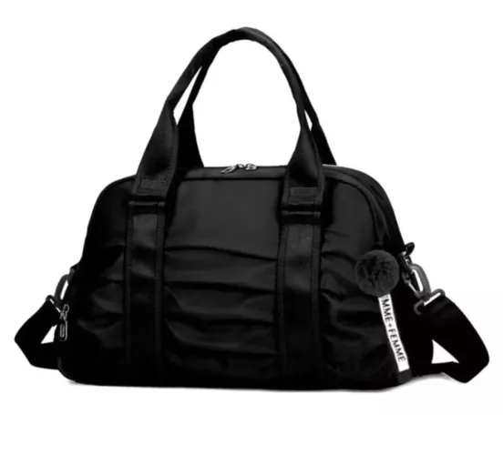 Bolsa Mala de viagem  preta elegante e espaçosa