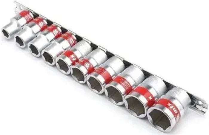 JOGO DE SOQUETE MTX SEXTAVADO 1/2POL 10A22MM CRV C/10 PC