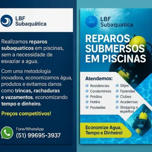 Piscina Reparo Submerso