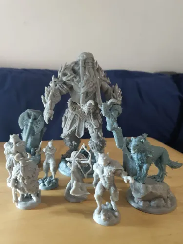Miniaturas para RPG - Conjunto de figuras