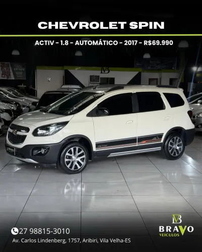 Chevrolet Spin Activ 1.8 Automático 2017 - ÚNICO DONO!