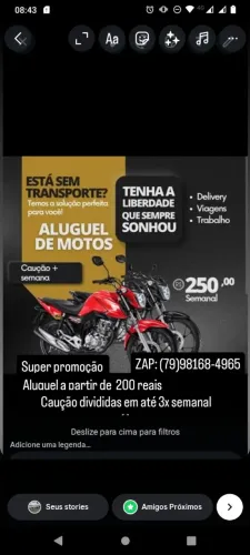 Aluguel de motos 
