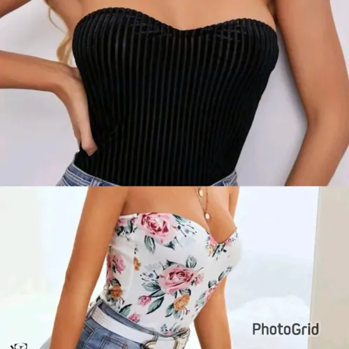 Kit 2 croppeds tomara que caia