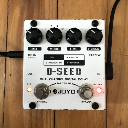 Pedal de Efeito Joyo D-Seed Dual Channel Digital Delay