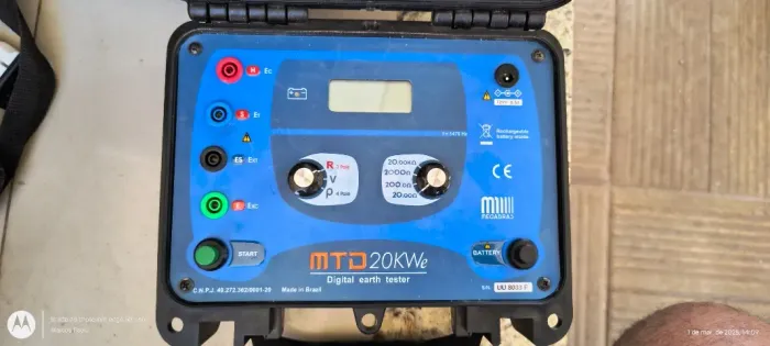 Terrômetro Megabras - Mtd-20kwe