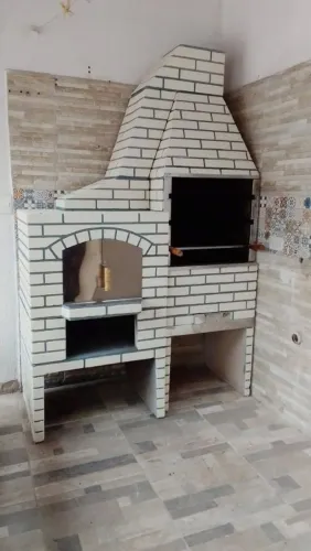 Churrasqueira e forno de pizza frete grátis