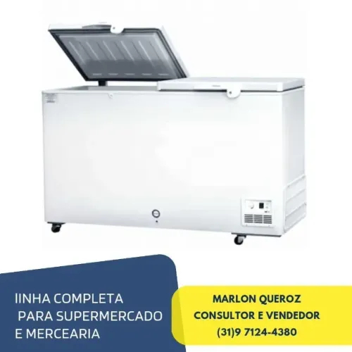 Freezer Congelador 2 Tampas Fricon 503L