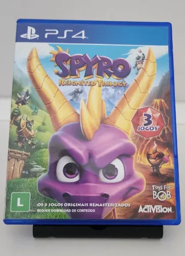 Spyro Reignited Trilogy PS4 - Mídia Física - Ótimo Estado