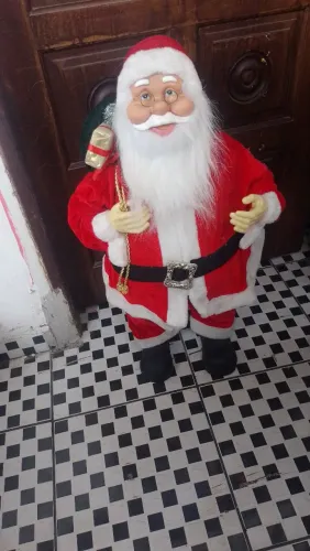 Papai Noel grande de chão