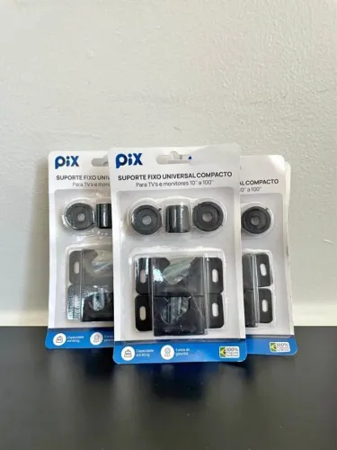 Suporte Universal para TV de 10 a 100 Polegadas com Buchas e Parafusos a Pronta Entrega