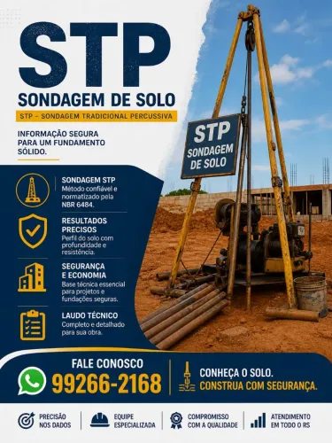 Sondagem de solo STP
