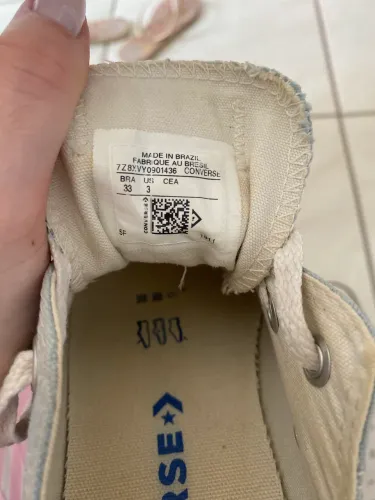 Vendo All star azul cano curto original 