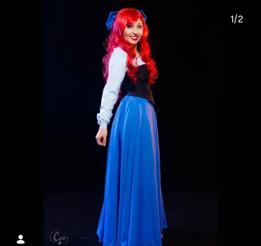 Cosplay Pequena sereia Ariel Disney