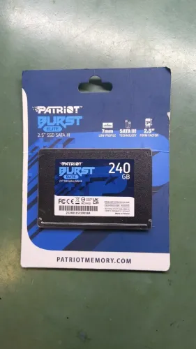 SSD 240GB Patriot SATA 3 - Novo | Upgrade de Velocidade para PC e Notebook - Somos loja