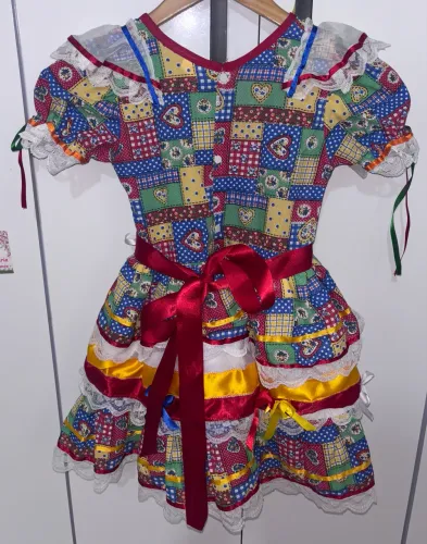 Vestido de São João infantil