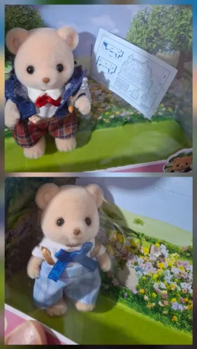 Sylvanian familie urso pai e filho