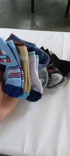 7 pares de meias 0 a 6 meses