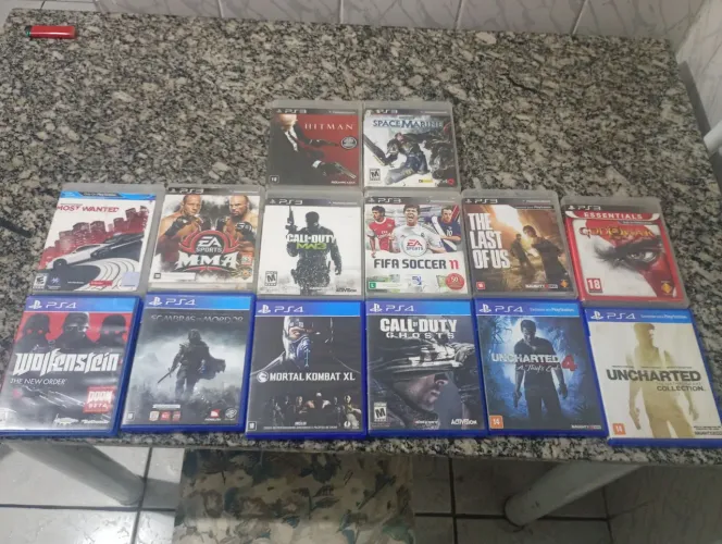 Jogos Ps3 e Ps4
