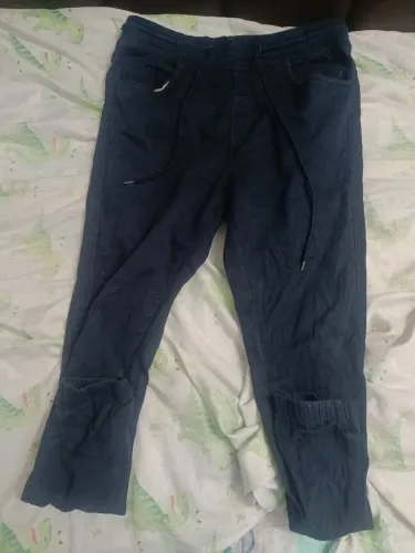 Calça jeans jogger azul escuro/marinho