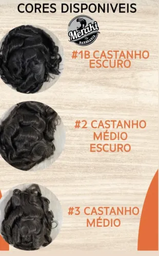 Prótese capilar silicone