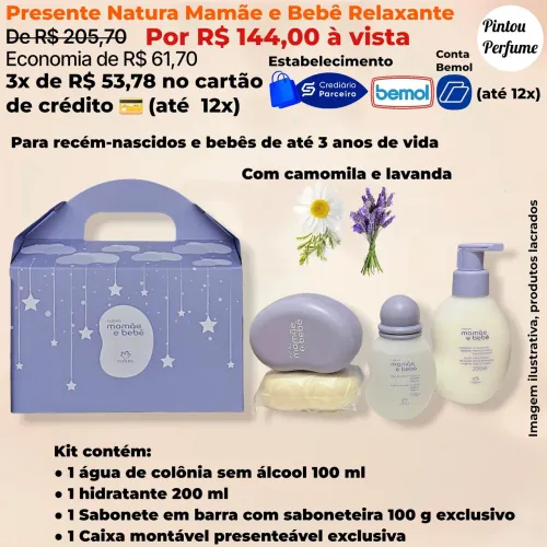 Kits Mamãe e Bebê Natura