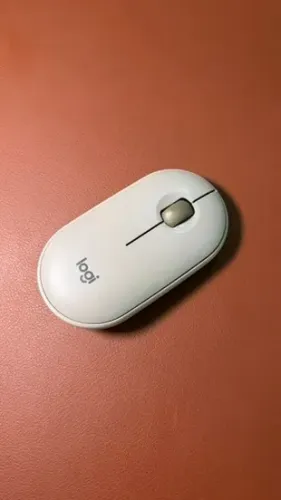 Mouse Ultrafino s/ fio Logitech Peeble M350 (Bluetooth e USB)