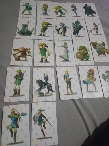 Amiibos cards zelda 
