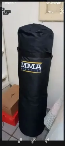 Saco de boxe e muay Thai cheio Novo 1 metro com alças