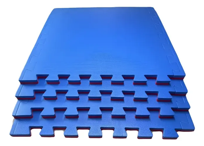 4 unidades Tatame EVA 100 x 100 cm x 4cm - Tapete emborrachado 40mm 