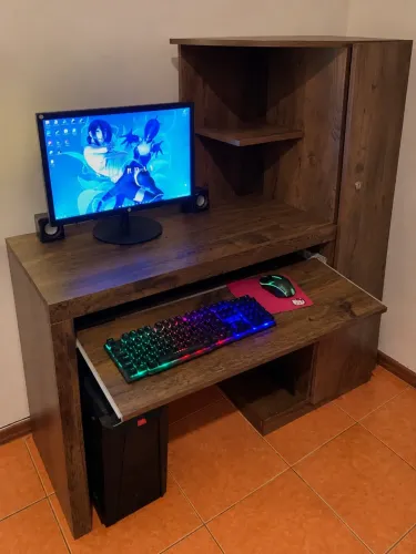 Mesa para Computador com Armario e chave