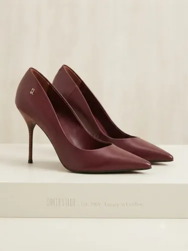 Scarpin de salto alto fino Santa Lola