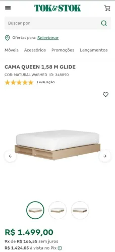 CAMA QUEEN 158 GLIDE TOK & STOK