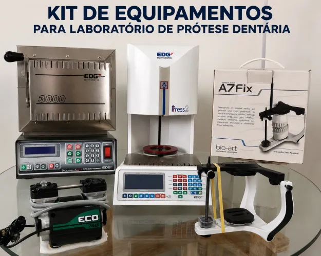 Kit de Equipamentos para Laboratório de Prótese Dentária