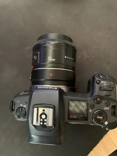 CANON EOS R + 50mm F1.8 + ADAPTADOR RF-EF