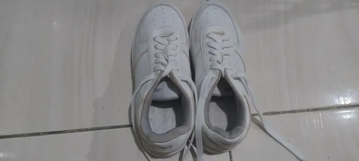 Tênis branco casual unissex -- estilo Air force estilo tendência excelente qualidade 38