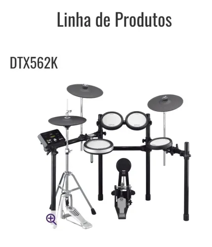 Bateria eletrônica Yamaha DTX562K 
