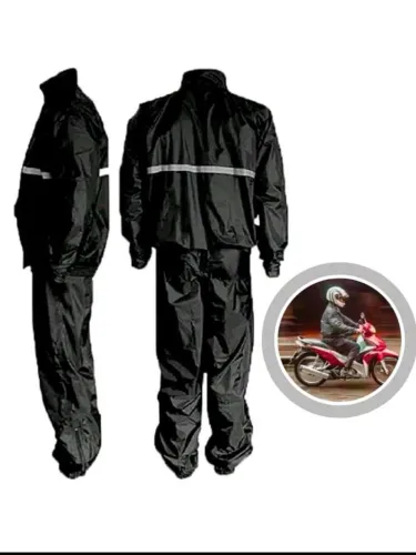Conjunto Capa e Calça de Motoqueiro 