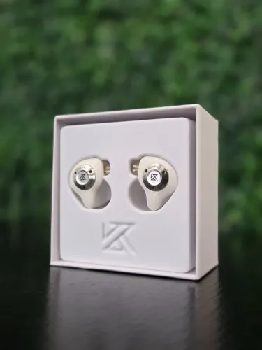 Fone KZ EDX PRO X Com Microfone - Branco Gelo