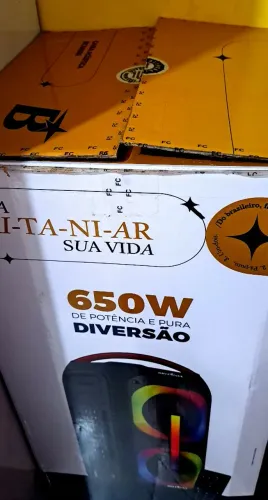 Som novo, bateria interna Função EXBASS