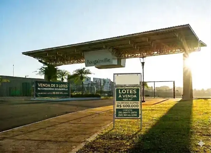 Moura Gestor Imobiliario Vende 3 Lotes juntos no Bougainville Belém com 480m2, Belém, Pará