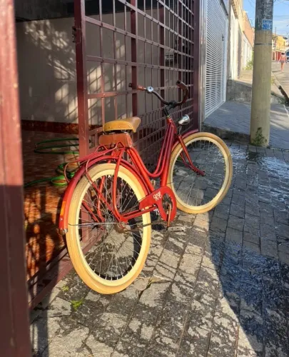 Bicicleta retrô - Aro 26 - Montada