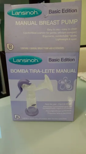Bomba tira leite manual basic edition Lansinoh